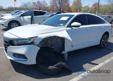 2019 Honda Accord Sport 2.0T from USA, damaged, VIN 1HGCV2F37KA016576